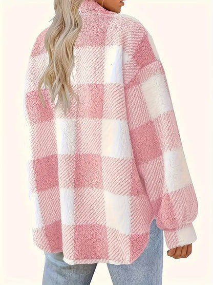 Cozy Chic Plaid Jacket