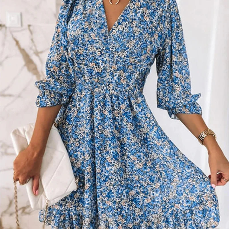 Laureen | Comfortable Floral Print Dress for Women