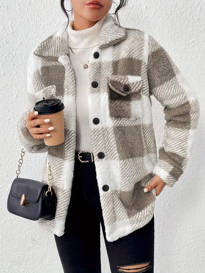 Cozy Chic Plaid Jacket