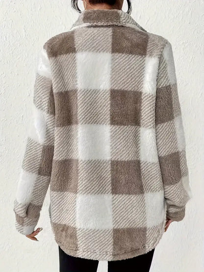 Cozy Chic Plaid Jacket