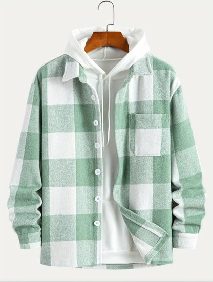 Harbor™ - Men's Plaid Print Outer Jacket (Sale)