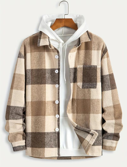 Harbor™ - Men's Plaid Print Outer Jacket (Sale)