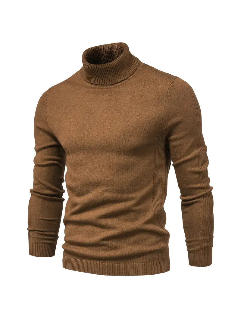 CozyFit Men's Turtleneck Sweater