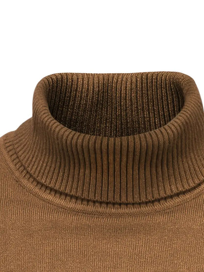 CozyFit Men's Turtleneck Sweater