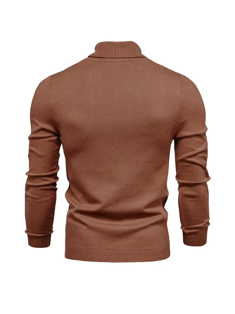 CozyFit Men's Turtleneck Sweater