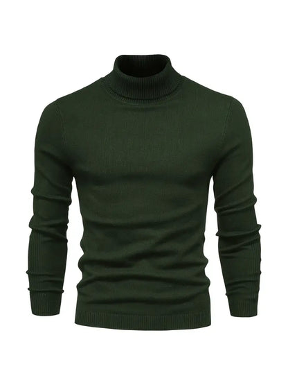 CozyFit Men's Turtleneck Sweater