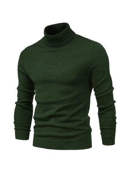 CozyFit Men's Turtleneck Sweater