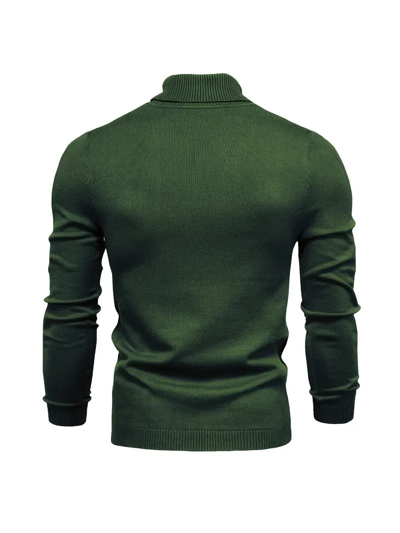 CozyFit Men's Turtleneck Sweater