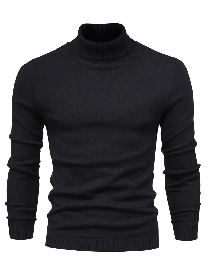 CozyFit Men's Turtleneck Sweater