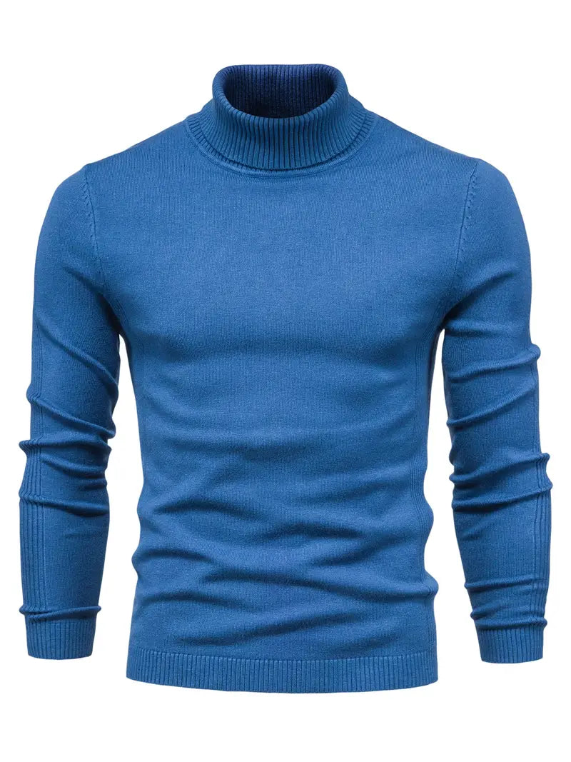 CozyFit Men's Turtleneck Sweater