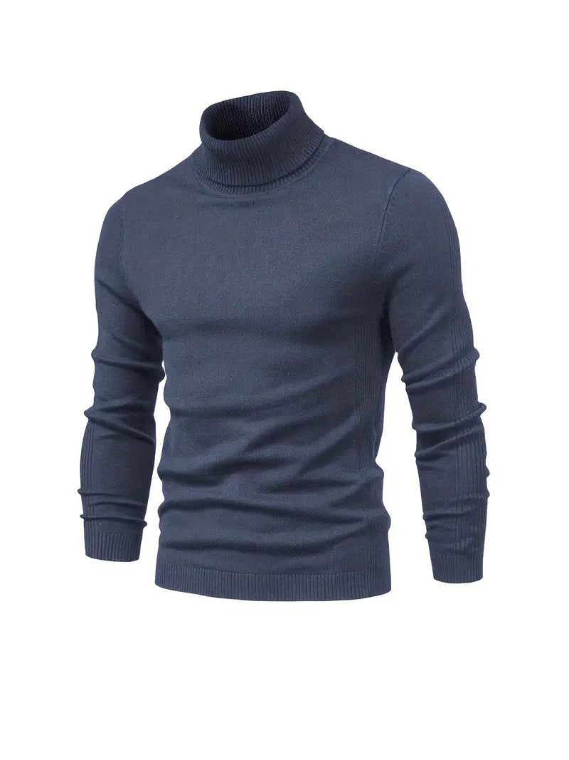 CozyFit Men's Turtleneck Sweater