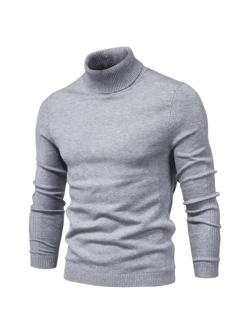 CozyFit Men's Turtleneck Sweater