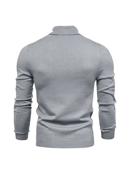 CozyFit Men's Turtleneck Sweater