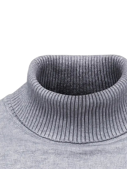 CozyFit Men's Turtleneck Sweater