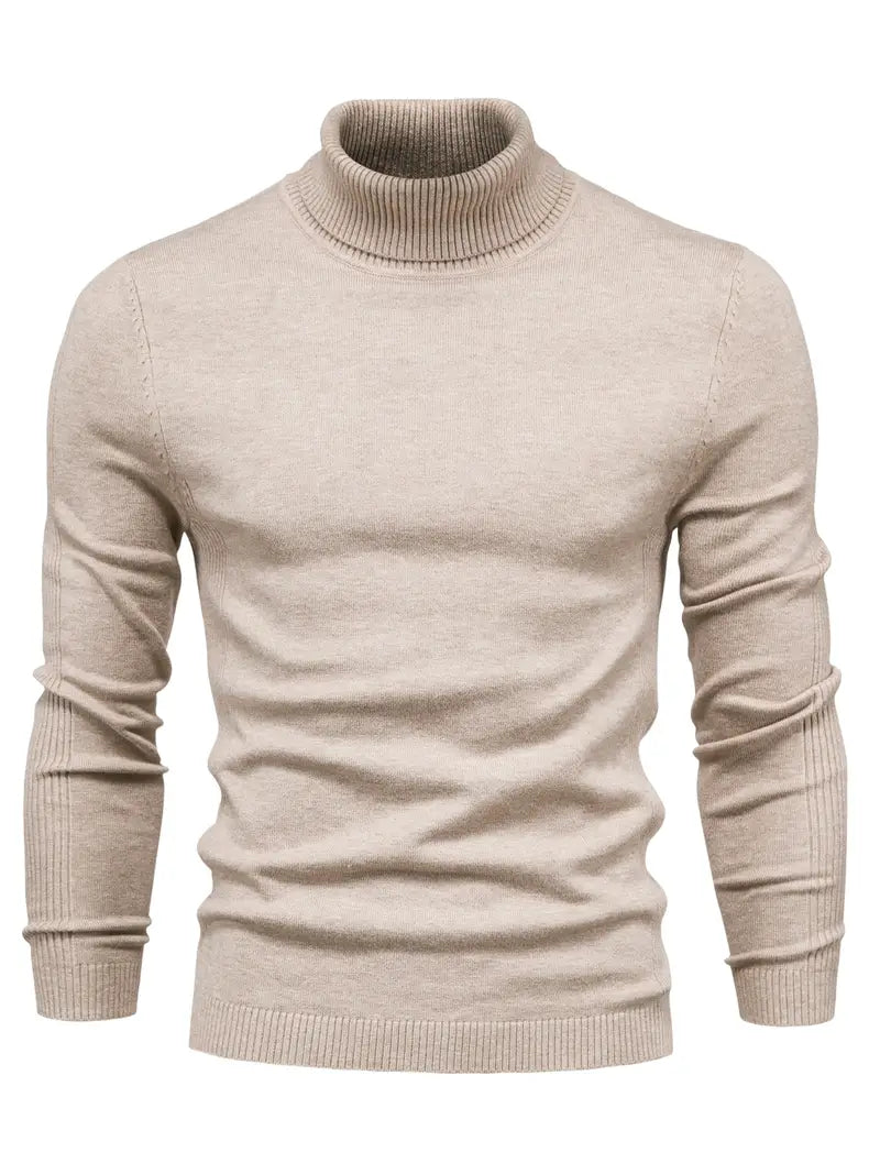 CozyFit Men's Turtleneck Sweater