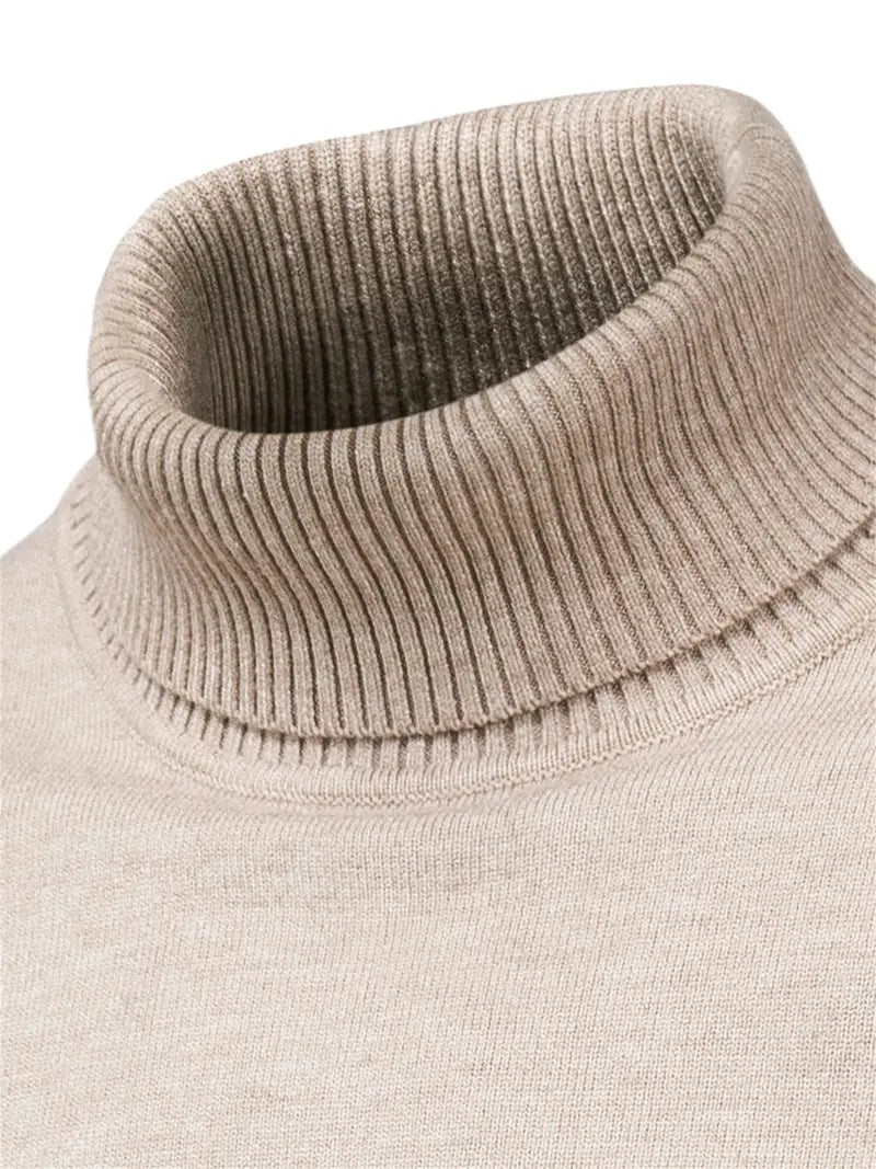 CozyFit Men's Turtleneck Sweater