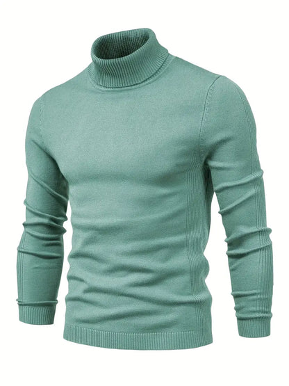 CozyFit Men's Turtleneck Sweater