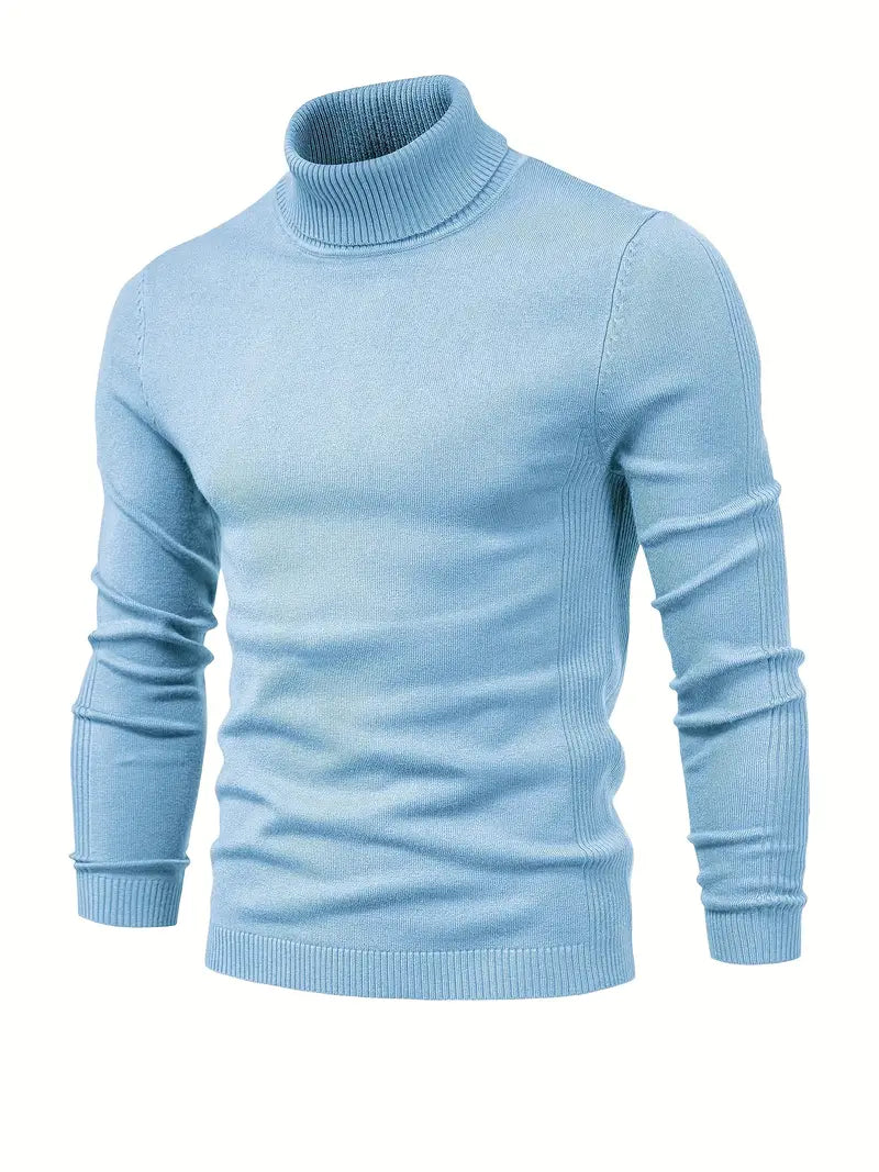 CozyFit Men's Turtleneck Sweater