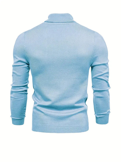 CozyFit Men's Turtleneck Sweater