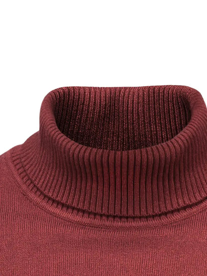 CozyFit Men's Turtleneck Sweater