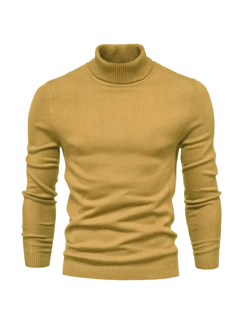 CozyFit Men's Turtleneck Sweater