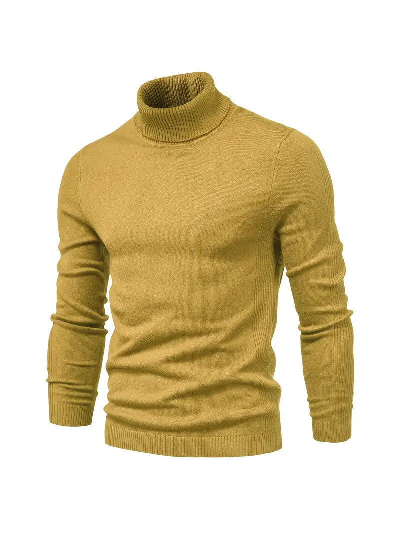 CozyFit Men's Turtleneck Sweater