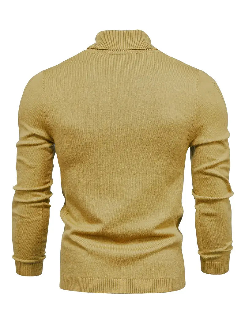 CozyFit Men's Turtleneck Sweater