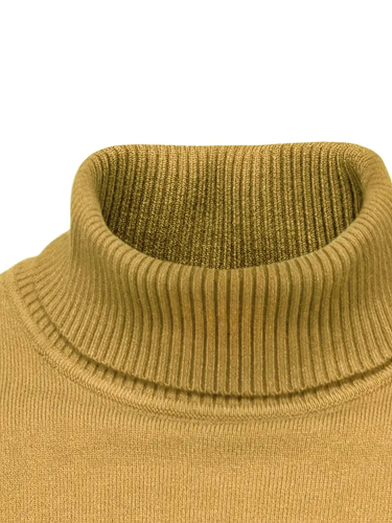 CozyFit Men's Turtleneck Sweater