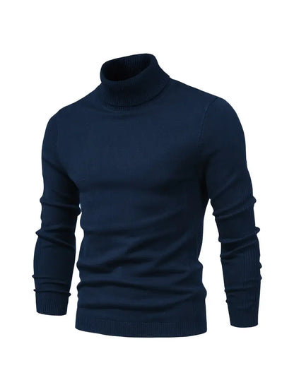 CozyFit Men's Turtleneck Sweater