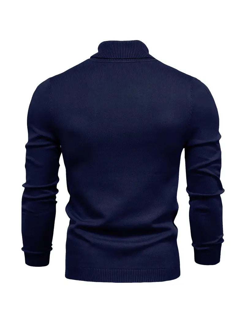 CozyFit Men's Turtleneck Sweater