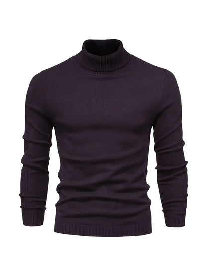 CozyFit Men's Turtleneck Sweater