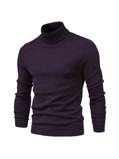 CozyFit Men's Turtleneck Sweater