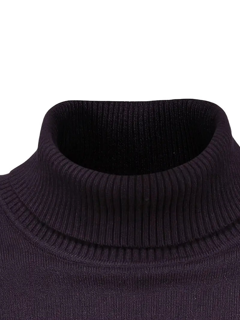 CozyFit Men's Turtleneck Sweater