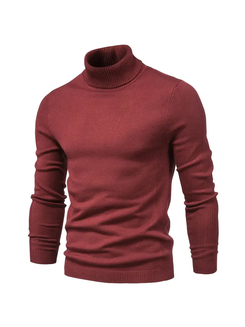 CozyFit Men's Turtleneck Sweater