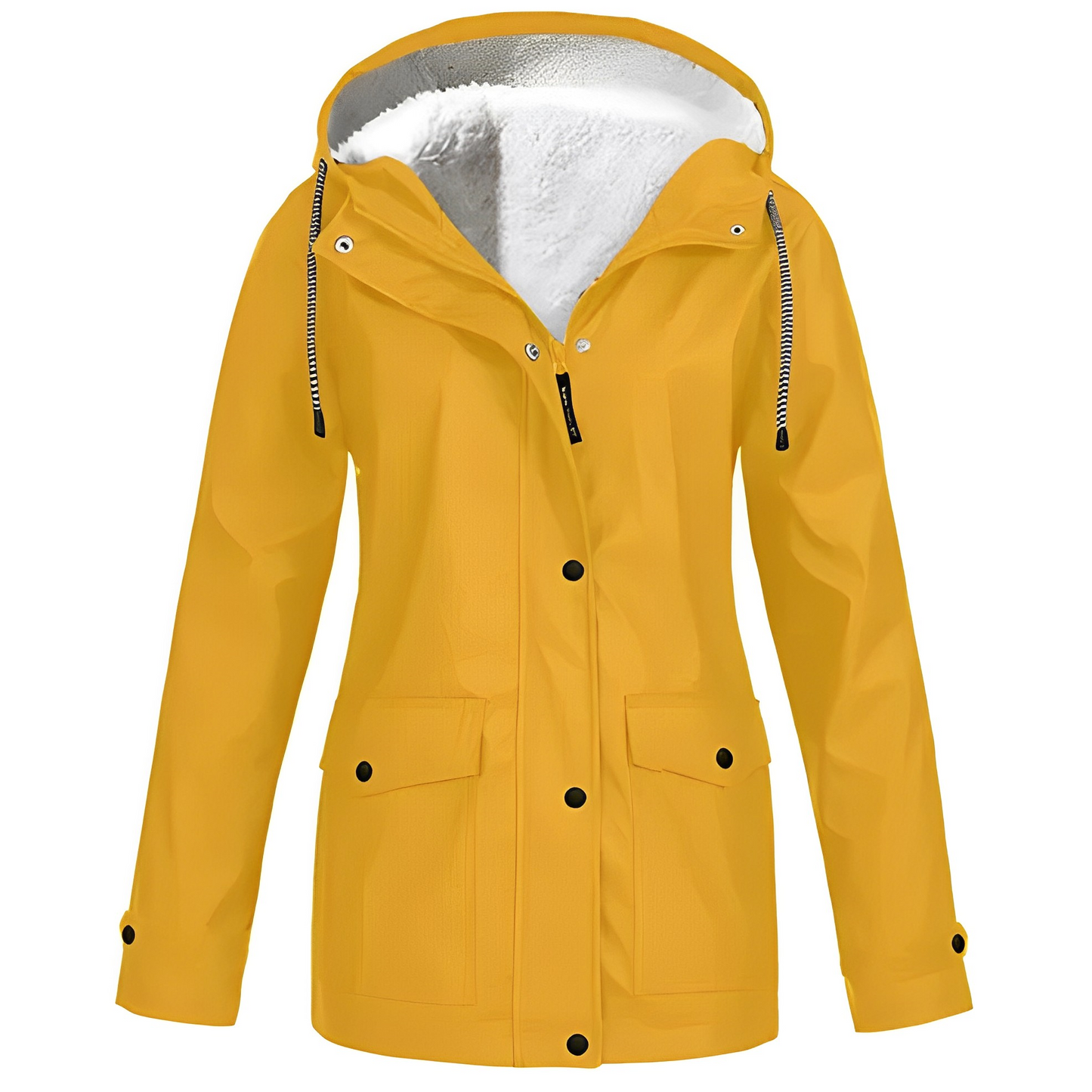 Elvira - Fleece-Lined Raincoat for Women