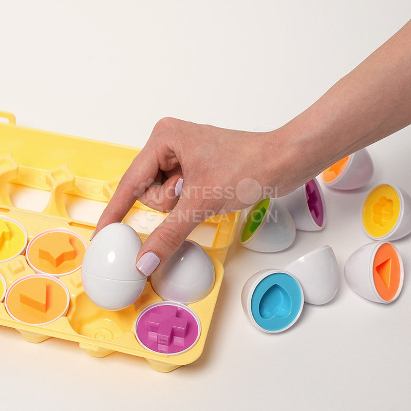 Montessori Geometric Eggs