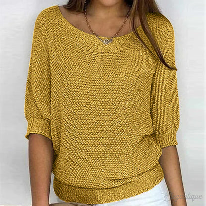 Isabella™ - Pull en tricot croisé élégant