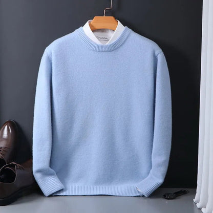 LYSANDER | Warm Mohair Sweater - Blue